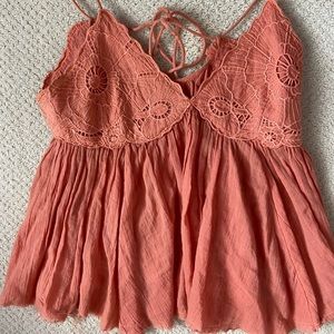 Free people orange top